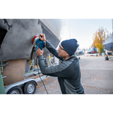 Bosch Professional Random Orbit Sander GEX 34-150 AE (340W motor, 150mm pad, Variable speed, For versatile sanding)
