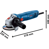 Bosch Professional Angle Grinder GWS 700 (700W motor, Compact design, For versatile grinding tasks)