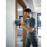 Bosch Professional Cordless Random Orbit Sander GEX 185-LI (18V System, Solo/Body only, Carton, For versatile sanding)