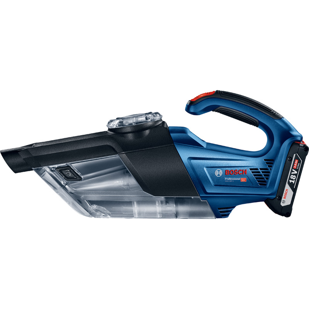 Bosch Professional Cordless Dust Extractor GAS 18V-1 (18V System, Solo/Body only, Carton, Powerful and portable)