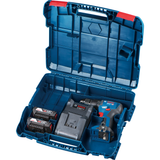 Bosch Professional  HEAVY DUTY Combi Drill GSB 18V-50 (Brushless motor, 50Nm torque, incl. 2x 2.0Ah batteries, Charger GAL 18V-20, Carry case)