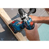Bosch Professional 18V System Cordless Combi Drill GSB 18V-150 C (HEAVY DUTY, BITURBO Brushless motor, 150Nm torque, KickBack Control, without battery/ charger, Carton)