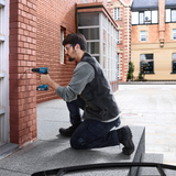 Bosch Professional 18V System Cordless Combi Drill GSB 185-LI (Brushless motor, 50Nm torque, incl. 2x 2.0Ah batteries, Charger GAL 18V-20, 23-piece accessory set, Carry case)