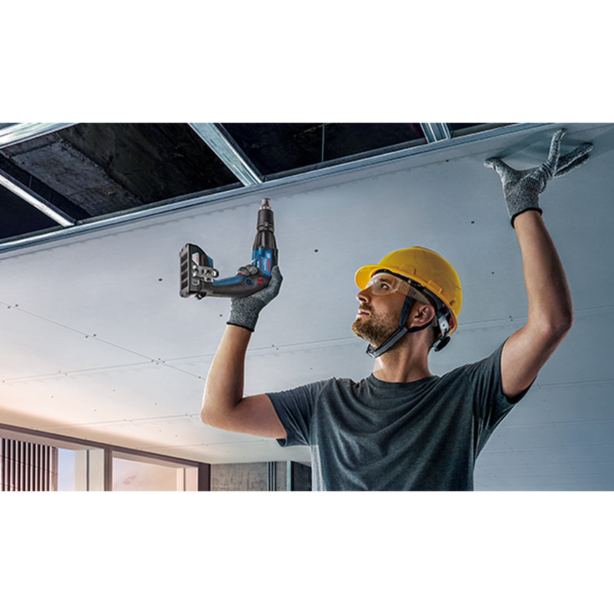 Bosch Professional Cordless Drywall Screwdriver GTB 185-LI (18V System, without battery/ charger, Carton, incl. 1x PH2 screwdriver bit)