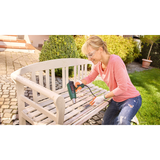 Bosch Heat Gun EasyHeat 500 (1600W, 300/500 °C temperature settings, compact and lightweight design for easy handling, thermal protection), incl. nozzle.