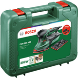 Bosch Multi-Sander PSM 200 AES (200W motor, For versatile sanding of corners, edges, and flat surfaces)