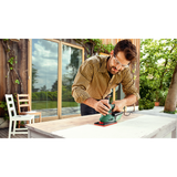 Bosch Multi-Sander PSM 200 AES (200W motor, For versatile sanding of corners, edges, and flat surfaces)