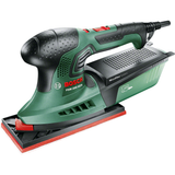 Bosch Multi-Sander PSM 200 AES (200W motor, For versatile sanding of corners, edges, and flat surfaces)