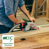 Bosch UniversalVac 15 (1000W, 15L container capacity, wet and dry functionality, blowing function, antistatic hose), incl. universal adapter, crevice nozzle, floor nozzle, 2x extraction pipes, 1x paper filter bag, 1x foam filter.