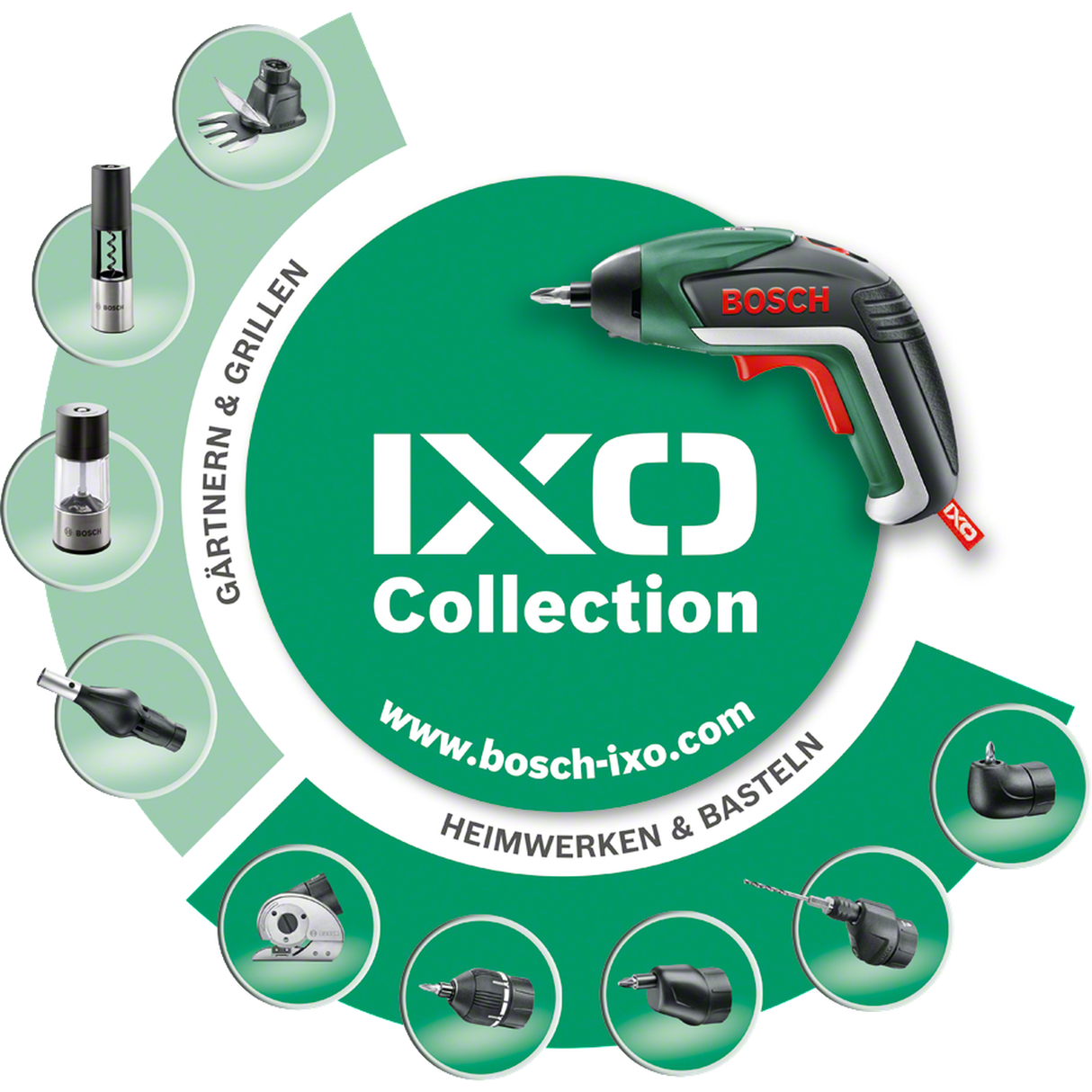 Bosch IXO Collection Blower (Accessory for IXO cordless screwdriver, For blowing away dust and debris)