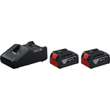 Bosch Professional 18V System Starter Kit (Includes 2x 4.0Ah batteries and GAL 18V-40 charger, Ready to use)