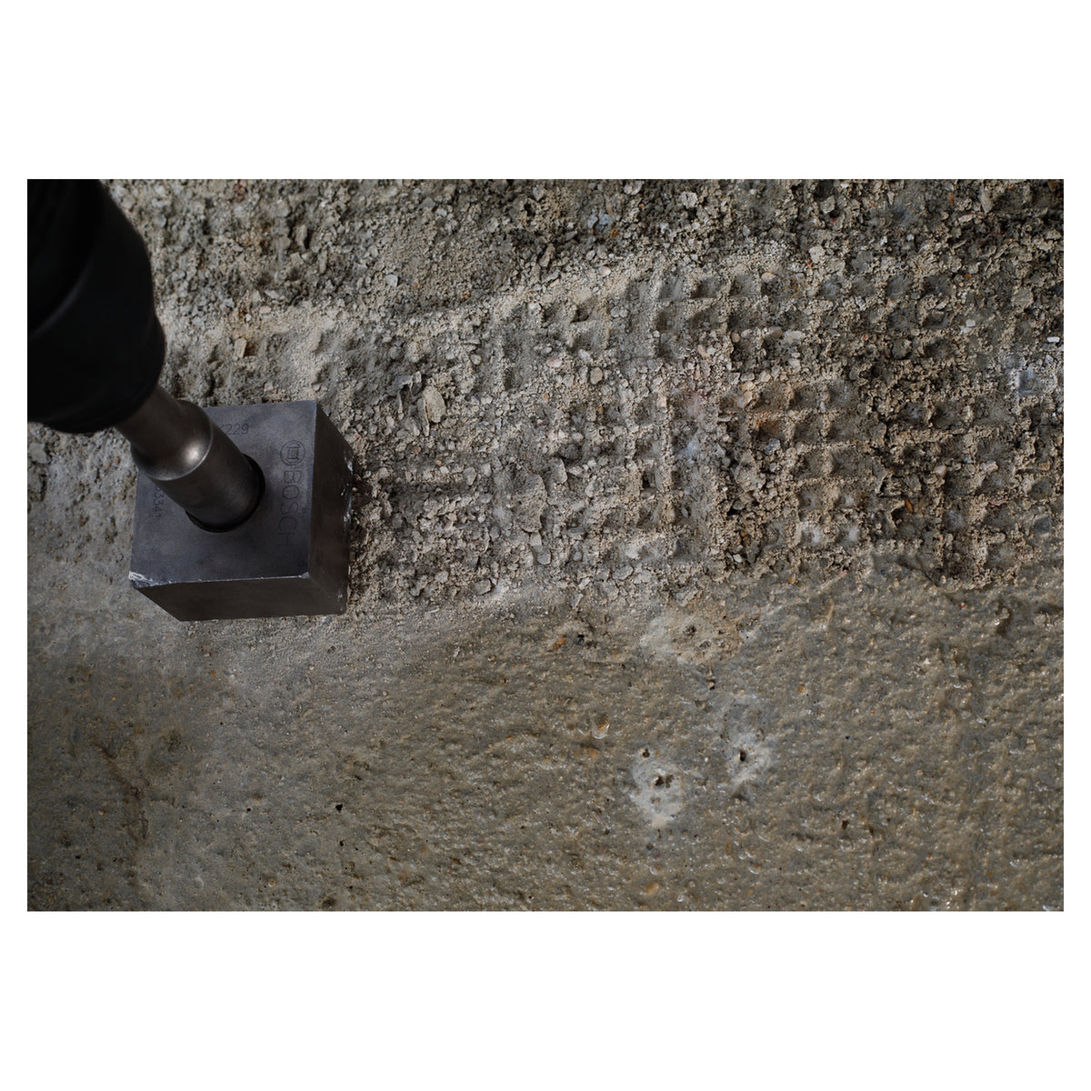 Bosch Bush Hammer Head (5x5 teeth, 60x60mm, For surface texturing/roughening)
