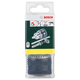 Bosch SDS Plus Chuck Adapter (allows the use of standard drill bits with a cylindrical shank in an SDS Plus rotary hammer), compatible with SDS-Plus rotary hammers.