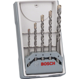 Bosch CYL-3 Concrete Drill Bit Set 4/5/2x6/8mm 5pcs (a set of drill bits for fast and precise drilling in concrete and masonry, robust carbide tip for longer life), compatible with rotary and impact drills.