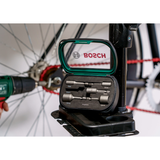 Bosch Nutsetter Set 6/7/8/10/12/13mm 6pcs (a set of nutsetters for driving hex-head screws and nuts, includes common metric sizes), compatible with 1/4" hex shank drivers.