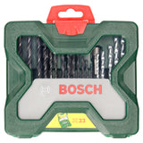Bosch 33pc. X-Line Drill and Screwdriver Bit Set (for Wood, Masonary and Metal, Accessories Drill and Screwdriver)