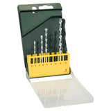Bosch Universal Drill Bit Metal/Masonry Set 9pc (durable drill bits for versatile drilling in metal, masonry, wood, and plastic, with robust carbide tips for long life), includes drill bits (3/4/5/5.5/6/6.5/7/8/10 mm) in a robust plastic case.