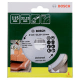 Bosch Diamond Cutting Disc for Construction Universal (115x22.23x1.7mm, For general construction materials)