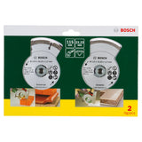 Bosch Diamond Cutting Disc Twin Set for Tile/Construction (115x22.23x1.7mm, For combined tile and construction use)