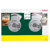 Bosch Diamond Cutting Disc Twin Set for Tile/Construction (115x22.23x1.7mm, For combined tile and construction use)