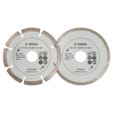 Bosch Diamond Cutting Disc Twin Set for Tile/Construction (115x22.23x1.7mm, For combined tile and construction use)