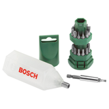 Bosch "Lipstick" Screwdriver Bit Set (25-piece, Compact and organized set of various screwdriver bits)