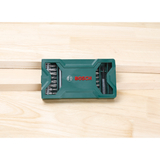 Bosch X-Line Mini 25-Piece Screwdriver Bit Set (for various screws, compact design, incl. storage case)