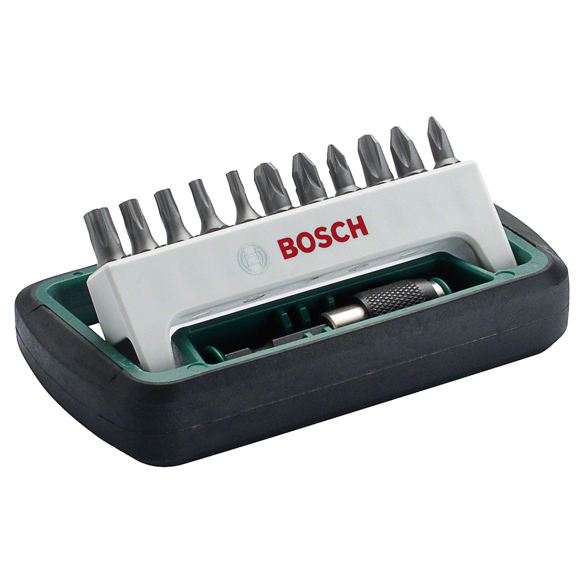Bosch 11-Piece Standard Quality Mixed Screwdriver Set (Phillips/Pozidriv/Torx, With adapter, For diverse tasks)