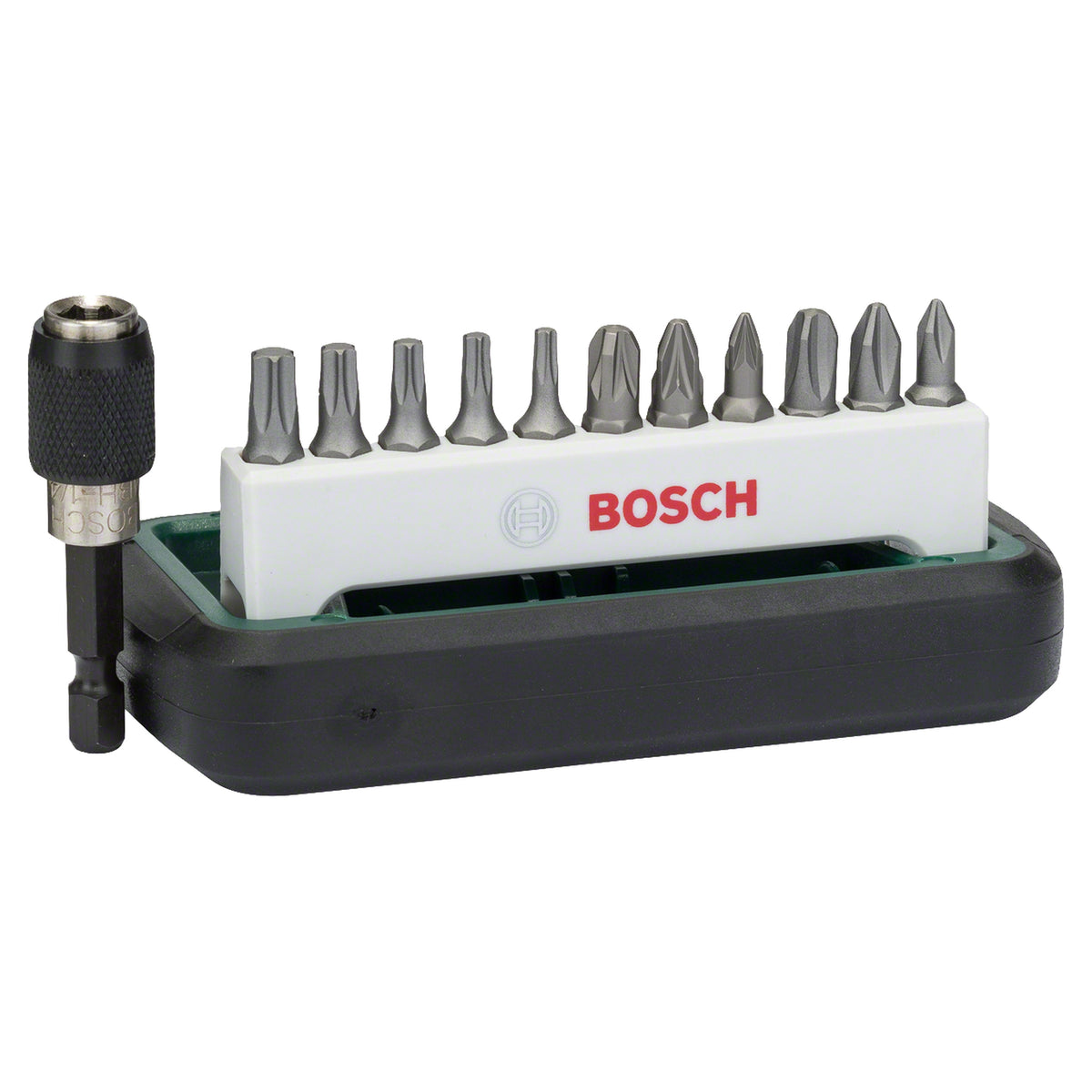 Bosch 11-Piece Standard Quality Mixed Screwdriver Set (Phillips/Pozidriv/Torx, With adapter, For diverse tasks)