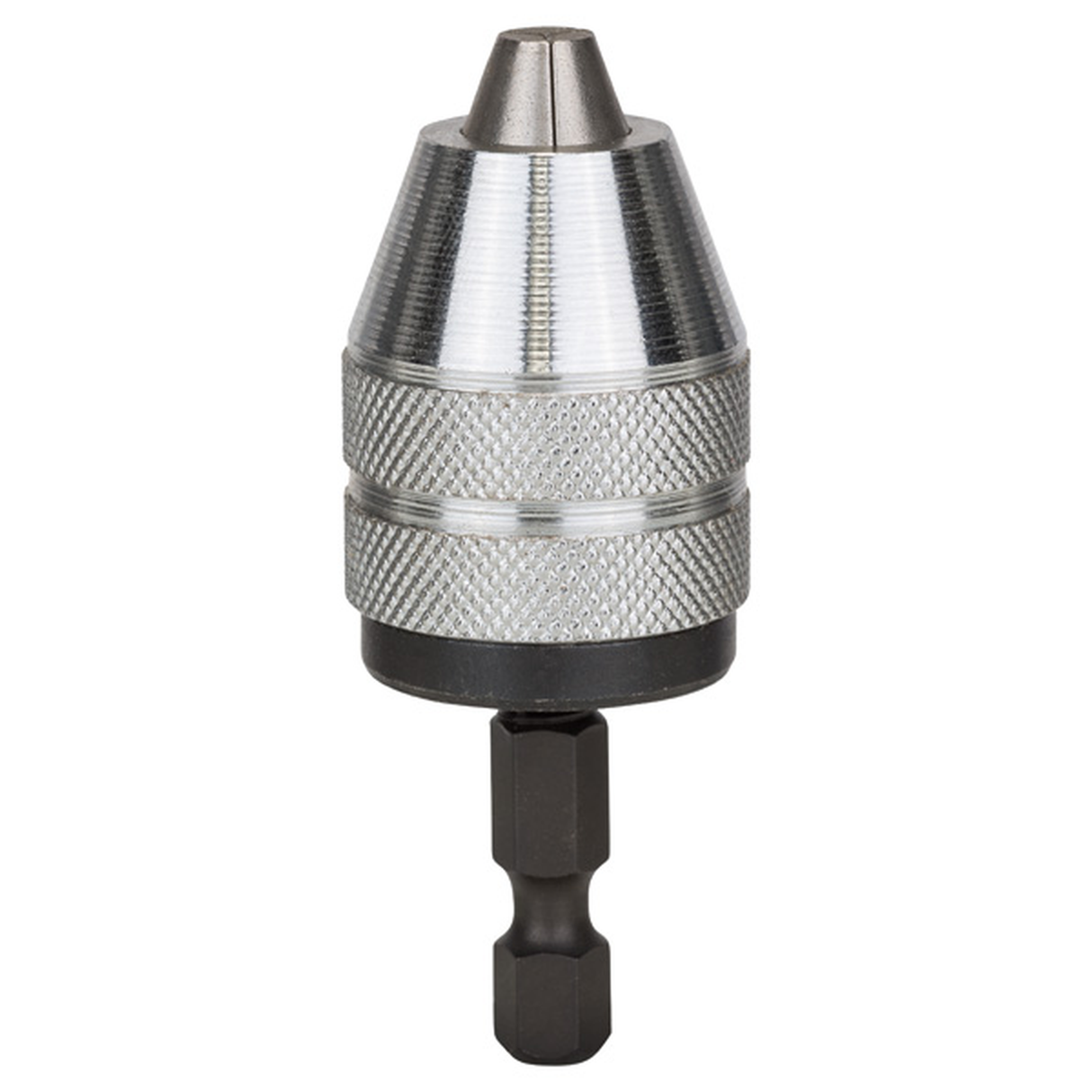 Bosch Keyless Chuck 1/4" 6k, 16mm (a keyless chuck with a 16mm capacity and a 1/4" hex shank for quick bit changes in impact drivers and drills).