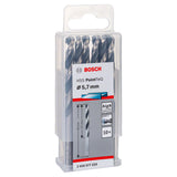 Bosch HSS PointTeQ Metal Twist Drill Bit (5.7x57x93mm, 10-piece pack, For fast metal drilling)