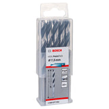 Bosch HSS PointTeQ Metal Twist Drill Bit (7.5x69x109mm, 10-piece pack, For fast metal drilling)