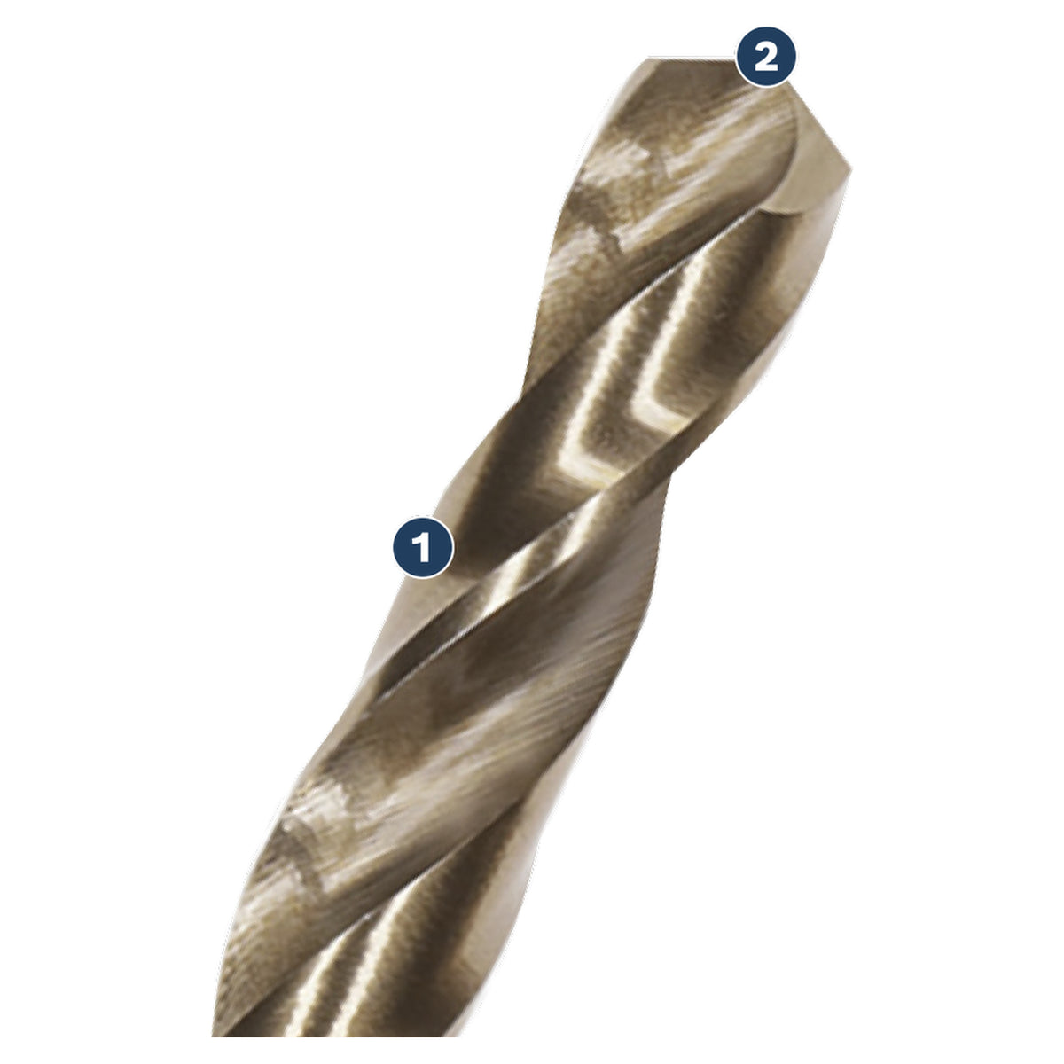 Bosch HSS-CO Metal Drill Bit (4x43x75mm, 10-piece pack, For drilling in tough metals like stainless steel)
