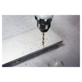 Bosch HSS-CO Metal Drill Bit (4.5x47x80mm, 10-piece pack, For drilling in tough metals like stainless steel)