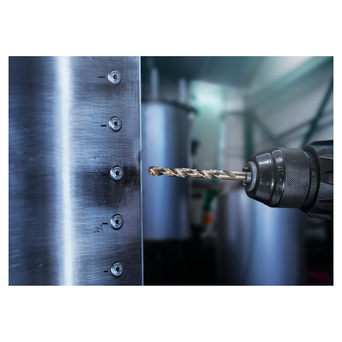 Bosch HSS-CO Metal Drill Bit (4.5x47x80mm, 10-piece pack, For drilling in tough metals like stainless steel)