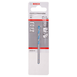Bosch CYL-9 Multi-Construction Drill Bit 4x40x75mm (for drilling in almost all materials including tiles, masonry, metal, and wood, high-performance carbide tip for maximum durability and precision), compatible with rotary and impact drills.