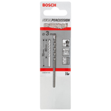 Bosch CYL-3 Carbide-Tipped Drill Bit 3x40x70mm (for fast and precise drilling in concrete and masonry, robust carbide tip for longer life), compatible with rotary and impact drills.