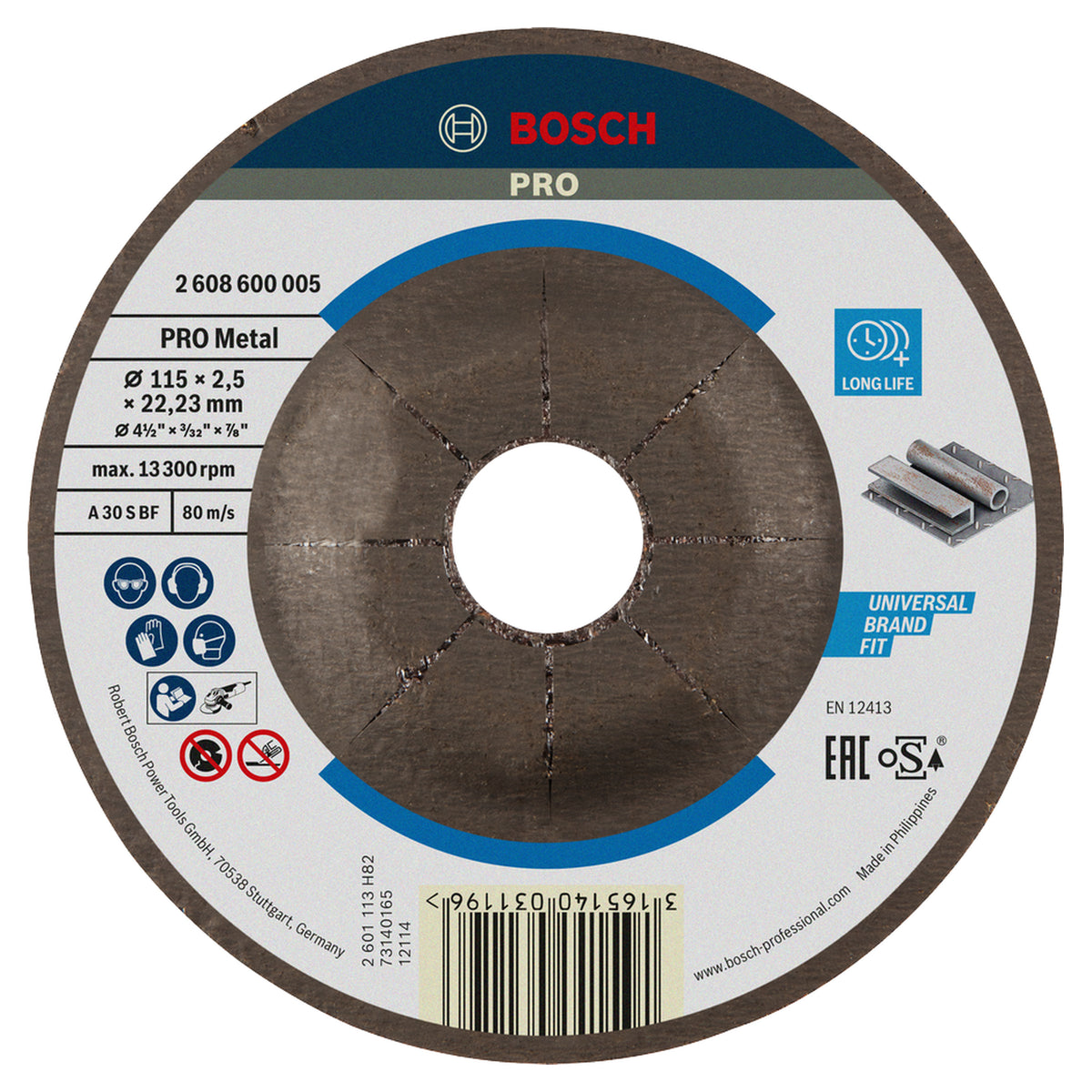 Cutting Disc Expert for Metal 115x2.5x22.23mm