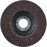 Bosch Standard for Metal Flap Disc X433 (115mm, 22.23mm bore, G120, angled version, glass-fibre backing, resin bond, incl. 1x Flap disc)