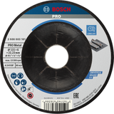 Bosch Grinding Disc Standard for Metal (115x6x22.23mm, A 24 P BF, For general metal grinding)