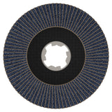 Bosch Best for Metal Flap Disc X571, 115 mm, G80 (angled version, premium zirconia alumina grit, fiberglass backing, incl. 1x Flap disc)