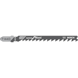 Bosch Jigsaw Blades T 144D Speed for Wood (100mm, 5-piece set, For fast cutting in wood)