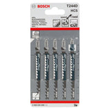 Jigsaw Blade Set T 244D Speed for Wood 100mm 5pcs