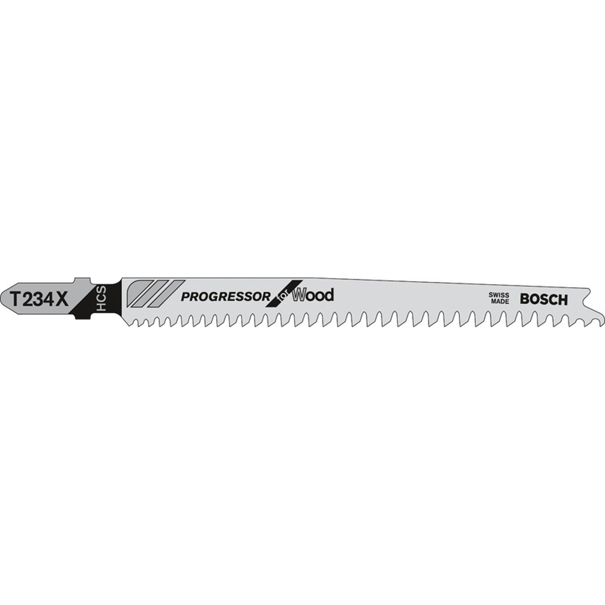 Bosch Jigsaw Blades T 234X RB Progressor for Wood (5-piece set, For progressive cutting in wood, Reverse Teeth)