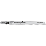 Bosch Jigsaw Blades T 234X RB Progressor for Wood (5-piece set, For progressive cutting in wood, Reverse Teeth)