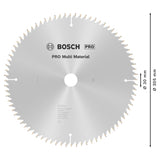 Bosch Circular Saw Blade Multi-Material Standard (B, 305x30mm, 80 teeth, For various materials)