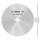 Bosch Circular Saw Blade Multi-Material (B, 300x30mm, 96 teeth, For various materials including wood, metal, plastic)