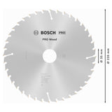 Circular saw blade Optiline Wood H 235x35mm-40