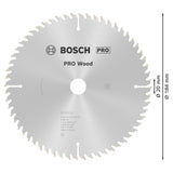 Bosch Circular Saw Blade PRO Wood (184x20mm, 60 teeth, For fine and precise cuts in wood)