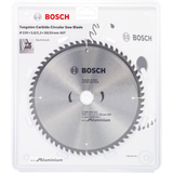 Bosch Professional Eco for Aluminium Circular Saw Blade 235x30-60 (Outer diameter 235mm, Bore 30mm, 60 Teeth, TCG, incl. 1x Saw blade)